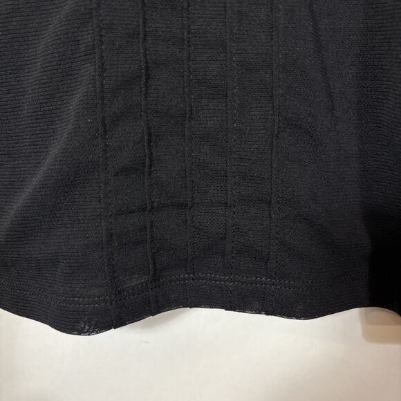 Y2K Mesh Top The Limited Fairy Grunge Large Black Witchy Goth Sheer Vintage - Picture 8 of 14